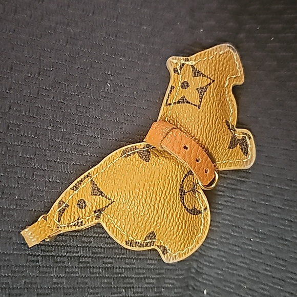 Leather Dog charm NWOT - Picture 4 of 5